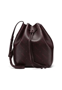 LIEBESKIND Monogram - Monogram Beuteltasche Leder 40 cm - black