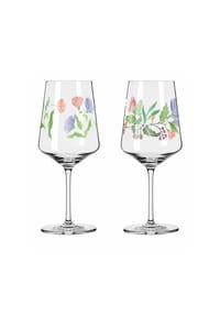 RITZENHOFF Cocktailglas-Set, 2-teilig - SOMMERTAU - GRÜN, PINK, LILA