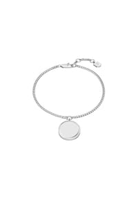 FOSSIL ELLIS - Fossil Damen-Armband „Ellis“ aus Edelstahl mit Kette, JF04980040 - Silber