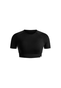 SMILODOX - Crop Shirt Elna - Braun