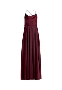 Vera Mont - Abendkleid mit Wasserfallausschnitt - 4715 DEEP DAHLIA