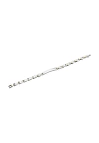 Adelia's Bold Style - Armband – Gliederarmband aus Edelstahl 21 cm - silber