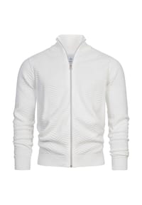 KRONSTADT - Strickjacke KSCarlo Zip - Black