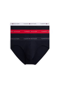 TOMMY HILFIGER - 3P BRIEF WB - 0R7  BLACK