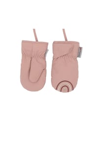 maximo® - MINI GIRL-Thermofausthandschuh "rainbow", Daumen, Klettverschluß - ash rose