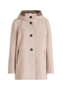 GIL BRET - Wolljacke mit Kapuze - Light Sand