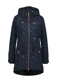 ALIFE AND KICKIN® - Parka "CharlotteAK B", Kapuze, Zwei-Wege-Reißverschluss, für Damen - 5500 MARINE