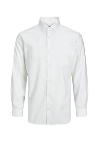 JACK & JONES - Hemd PARKER Slimfit Langarmhemd mit Kent-Kragen - hellblau