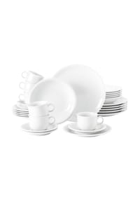 Seltmann Weiden Kombiservice Compact Weiß 30er Set weiß - COMPACT - weiß