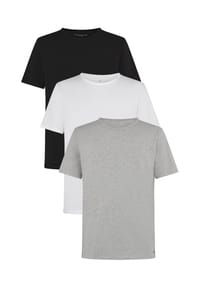 TOMMY HILFIGER - T-Shirt Premium Essentials Shirt, 3er-Pack, für Herren - 0SJ  BLACK