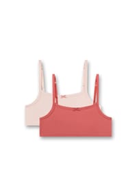 Sanetta - Unterhemd, 2er-Pack, verstellbar, für Kinder - 38142 FADED ROSE