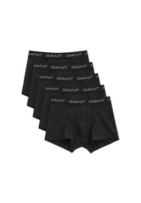 GANT - Herren Boxershorts, 5er Pack - Core Trunk 5-Pack, Cotton Stretch, einfarbig - Dunkelblau