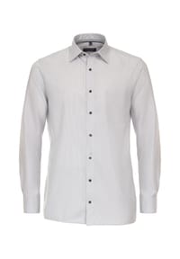 CASAMODA - Herren Businesshemd uni Comfort Fit - Hellgrau
