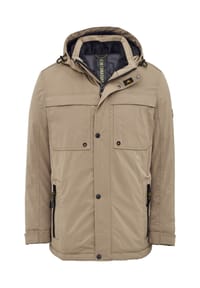 NEW CANADIAN - Funktionsjacke CO-3 mit Fleece-Einsatz am Innenkragen - schwarz