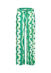 BICALLA - Palazzo Print - grün/weiß