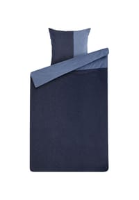 GALERIA home - Bettwäsche - 57 MARINE/JEANSBLA