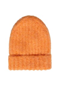 MANGUUN - Strickmütze Ischgl, Umschlag, für Damen - ORANGE