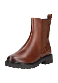 Caprice - Leder/Textil Stiefelette - Cognac