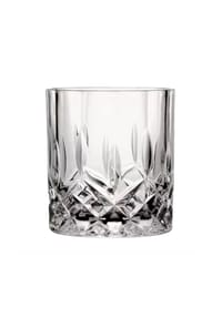 Cheffinger - 6 teiliges Set 350ml Gläser Whiskey Retro - Transparent 6x
