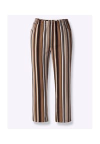 Witt - Capri-Hose - apricot-rot-gestreift