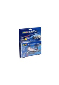 Revell® - Modellbausatz Set Boeing 747-200, Flugzeug, 60 Teile, ab 10 Jahre - 