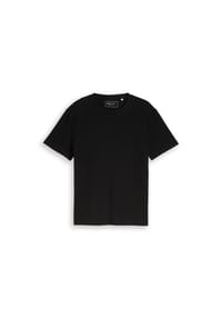 DENIM TOM TAILOR - structured t-shirt, 29999 BLACK, XL - 10668SKY CAPT.BLUE