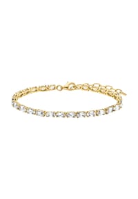 Julie Julsen® - Armband 925/- Sterling Silber 26 Zirkonia - gold