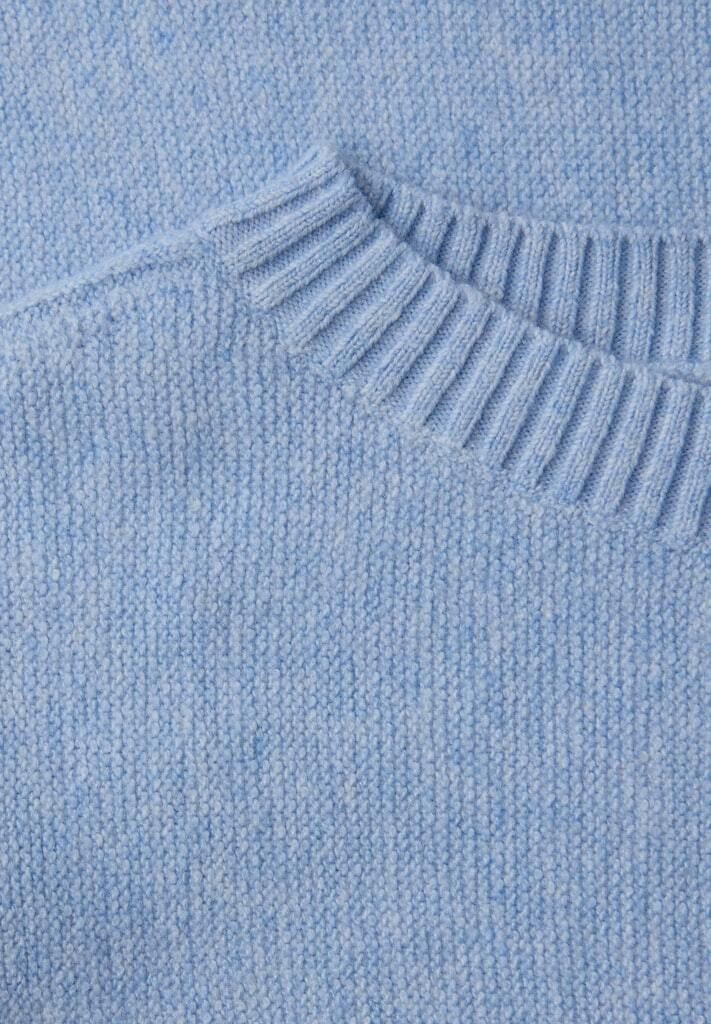 Street One Pullover, RippbüNdchen, FüR Damen, Blau, 38