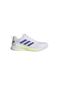 adidas - Hallensportschuhe Novaflight 2, dämpfend, für Herren - FTWWHT/PURPUR/HIRE