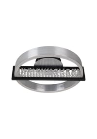 näve Leuchten - LED Deckenleuchte "YVARIS" Inkl. Nachtlichtfunktion L: 53,2cm - aluminium