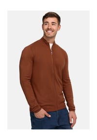 JEFF - Strickjacke Lauge - Charcoal Mix
