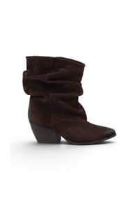 Apple of Eden - Stiefel Pilar, Wildleder, für Damen - COGNAC
