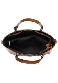 Cluty Henkeltasche, Echt Leder, Made In Italy, Höh Produktbild-Vorschau 10