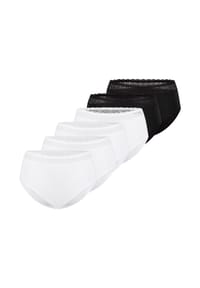 TRIUMPH - Midi Slip 6er Pack Feel of Modal - Beige / schwarz