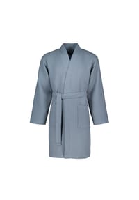 VOSSEN® - Bademäntel unisex Kurzmantel Rom flanell - 7400 - grau