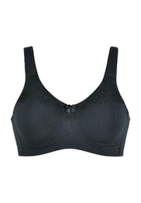 NATURANA - Bügelloser BH Basic, Schleife, für Damen - 400 SCHWARZ