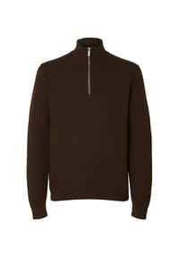 SELECTED - Pullover, Stehkragen, Bio-Baumwolle, für Herren - 182919 DEMITASSE