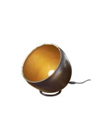 LOBERON - Bodenlampe Moorford antikschwarz/messing - antikschwarz/messing