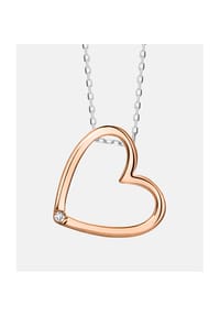 Diamant L'eternel - Halskette, mit 0.01 ct Diamant, 375 Roségold - rose gold