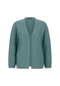 GOLDNER - Kurzgröße:  Feinstrickjacke mit Schurwolle - beere