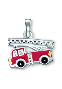 ONE ELEMENT - Damen Schmuckset - Set mit Halskette Feuerwehr Anhänger aus 925 Silber - silber