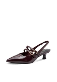 MARCO TOZZI® - Slingback-Pumps, Riemchen, für Damen - BLACK PATENT