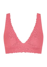 sloggi - Zero Feel Lace Bralette, bügellos, Spitze, uni, für Damen - BLUEBERRY