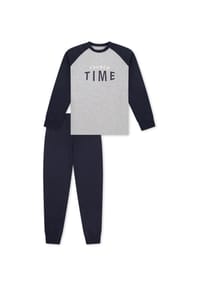 SCHIESSER - Schlafanzug Nightwear - grau-mel.