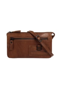 SPIKES & SPARROW® - Umhängetasche CROSS BODY MINI Echt Leder - cognac