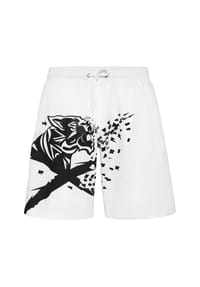 PLEIN SPORT - Badehose - black/white