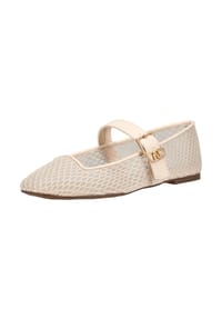 LIU·JO - Lederimitat/Textil Ballerinas - Beige