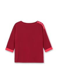 sheego - Sweatshirt - dunkelrot