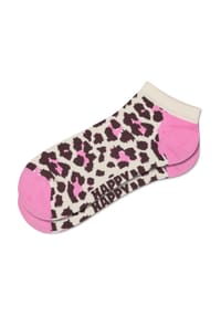 HAPPY SOCKS - Sneakersocken "Leo", Rippbündchen - 1700 BEIGE