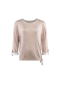 STOOKER® - CARLY Damen Langarmshirt - black waves aop